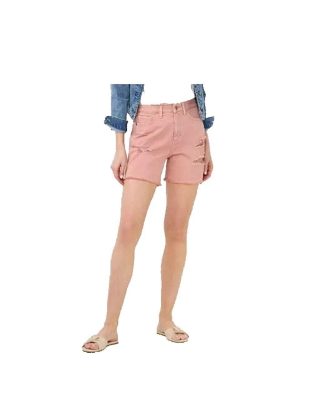Lauren Conrad Pink High Rise Cut Off Shorts Size 6